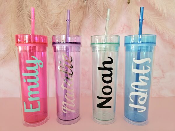 Personalized 16oz Acrylic Skinny Tumbler