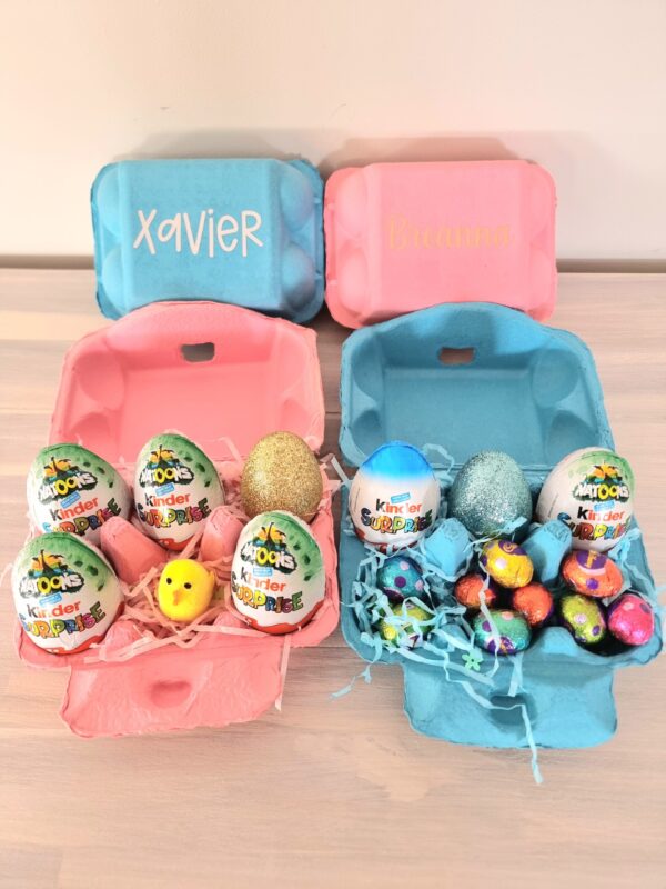 Coloured Personalised Egg Cartons - Image 3