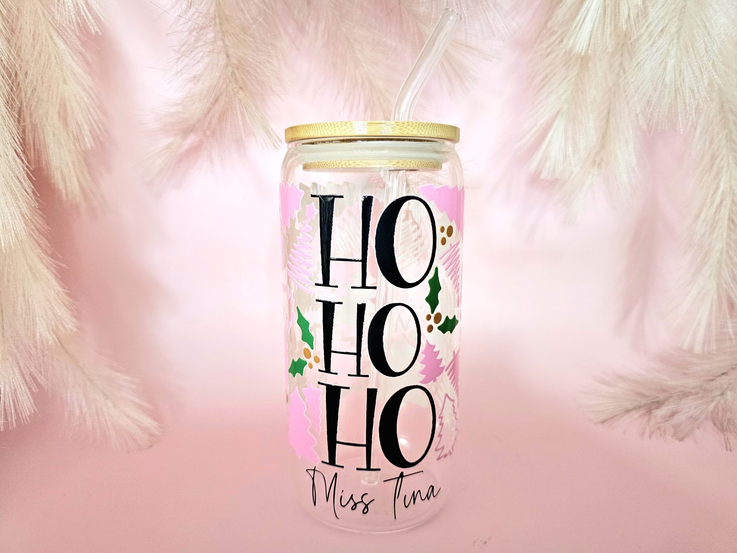 Christmas Glass Tumblers