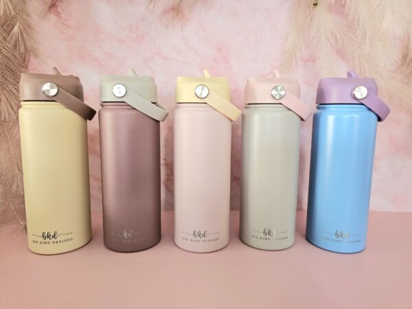 540ml Stainless Steel Drink Bottle -Small Text - Image 3