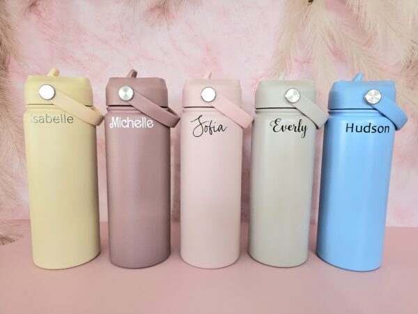 540ml Stainless Steel Drink Bottle -Small Text