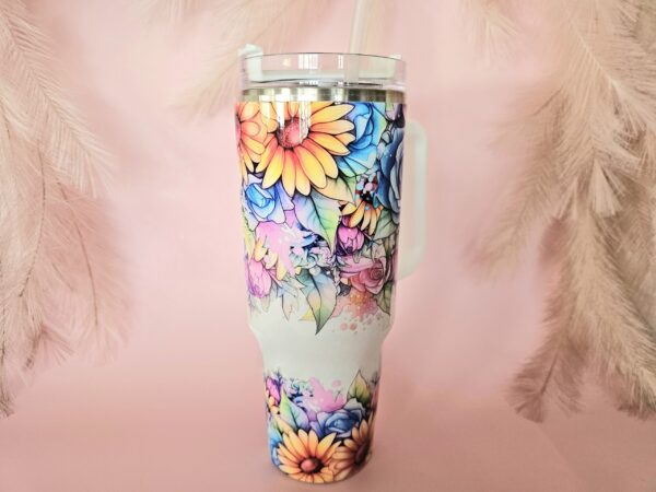 40oz Everything's Fine Tumbler - Defect in Design - See Picture. - Image 3