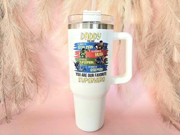 Superhero Design 40oz Tumbler