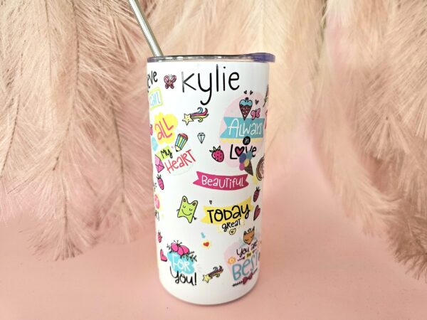 Positive Sayings Stainless Steel Tumbler