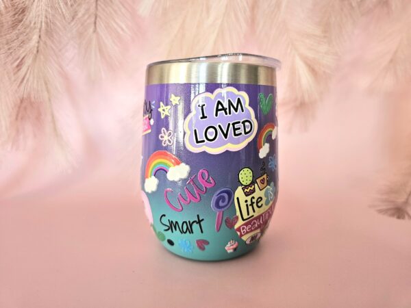 Positive Sayings Stainless Steel Tumbler