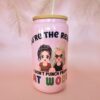 You're The Reason I Don't Punch People at Work - Glass Libby 16oz