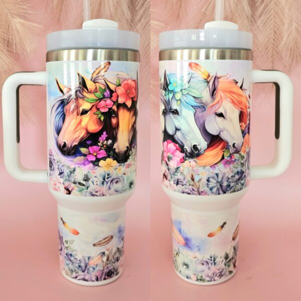 40oz Horses Tumbler