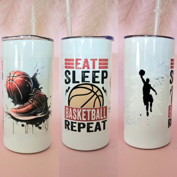 Basketballl Stainless Steel Tumbler