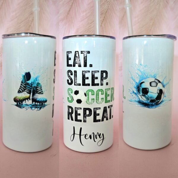 Soccer Stainless Steel Tumbler