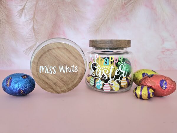 Personalised Teacher Easter Jars