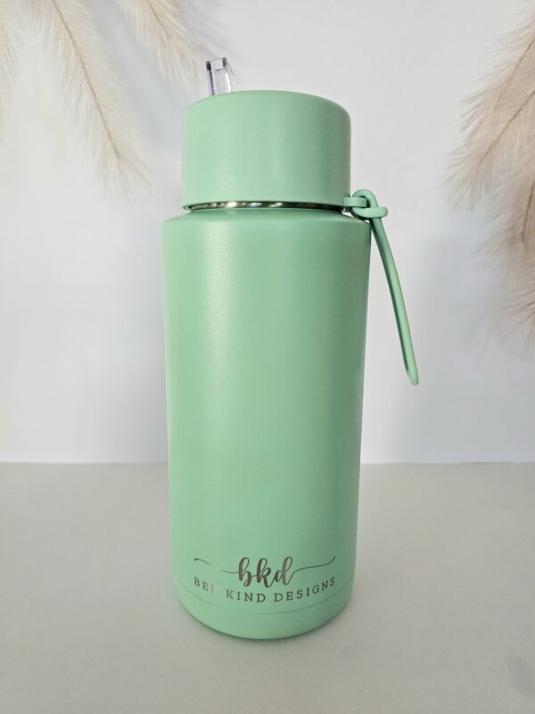 Mint 1 Ltr Ceramic/Stainless Steel Drink Bottle - Image 2