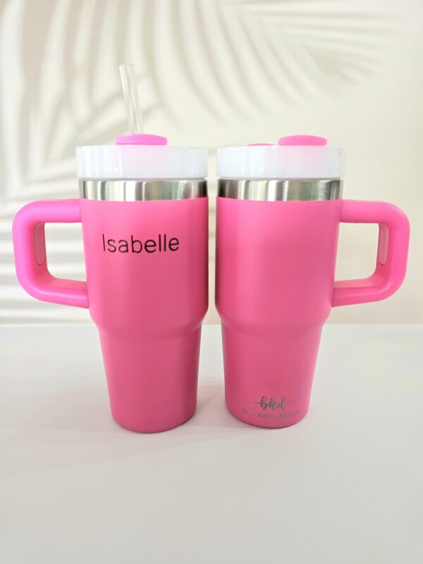 PINK- 20oz Tumbler, For Hot and Cold Drinks, Perfect for Adults and Kids.